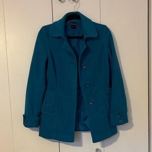 Women's Blue Pea Coat